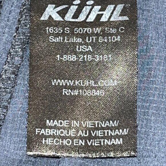 KUHL Women's HORIZN Skinny Cargo Hiking Outdoor PANTS in Navy Size: 12R - Picture 13 of 14